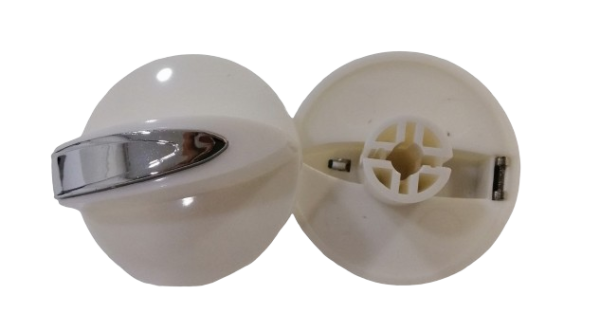 BOUTON M.L PLASTIQUE LG-CROMI